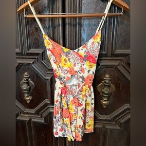 Free People Floral Tank